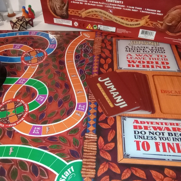 Jumanji Game 100% Complete Classic Adventure Board Family Game - Picture 10 of 13